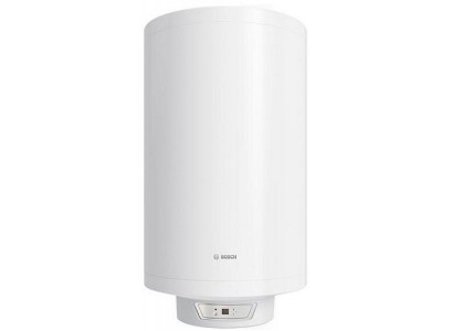 Водонагрівач електр. BOSCH круглий Tronic 8000, 100л, 2кВт, сухий тен, ун. монтаж, електр. кер-ння, C, білий