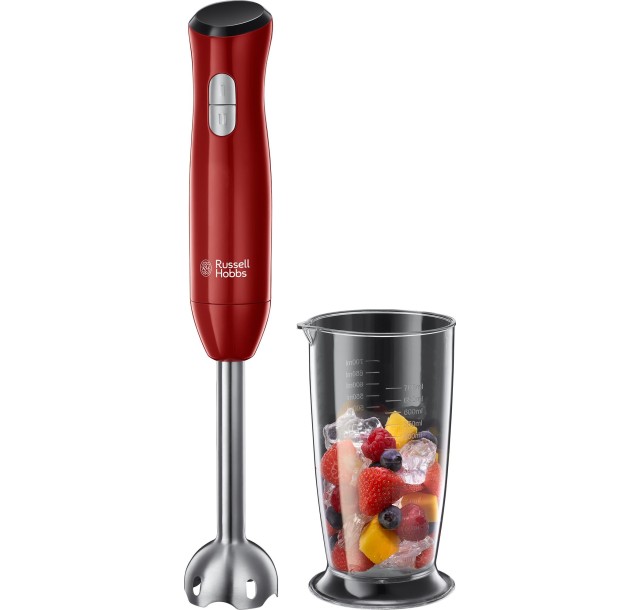 Блендер Russell Hobbs заглибний Desire 600Вт, чаша-500мл, червоний