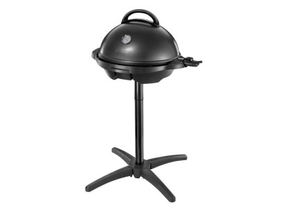 Гриль Russell Hobbs барбекю Indoor Outdoor 2400Вт, темп. режимів-5, діаметр- 43.5см, з`ємні пластини, метал, чорний