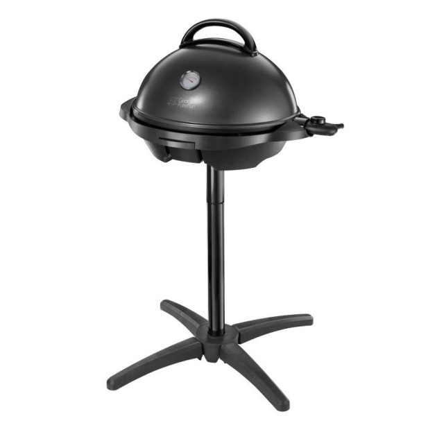 Гриль Russell Hobbs барбекю Indoor Outdoor 2400Вт, темп. режимів-5, діаметр- 43.5см, з`ємні пластини, метал, чорний