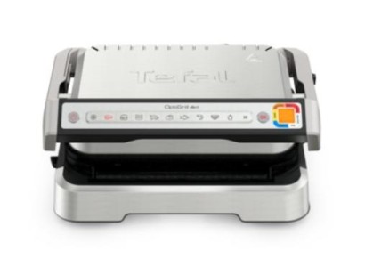 Гриль Tefal прижимний OptiGrill 2100Вт, темп. режимів-4, з`ємні пластини, метал