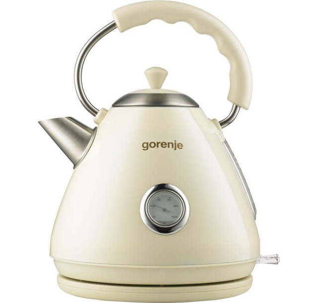 Електрочайник Gorenje 1.7л, пластик, бежевий