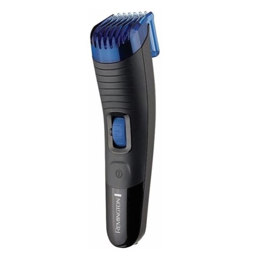 Тример Remington Beard Boss Pro, для бороди, вусів і голови, мережа+акум., насадок-1, титан.напил., чорно-синій