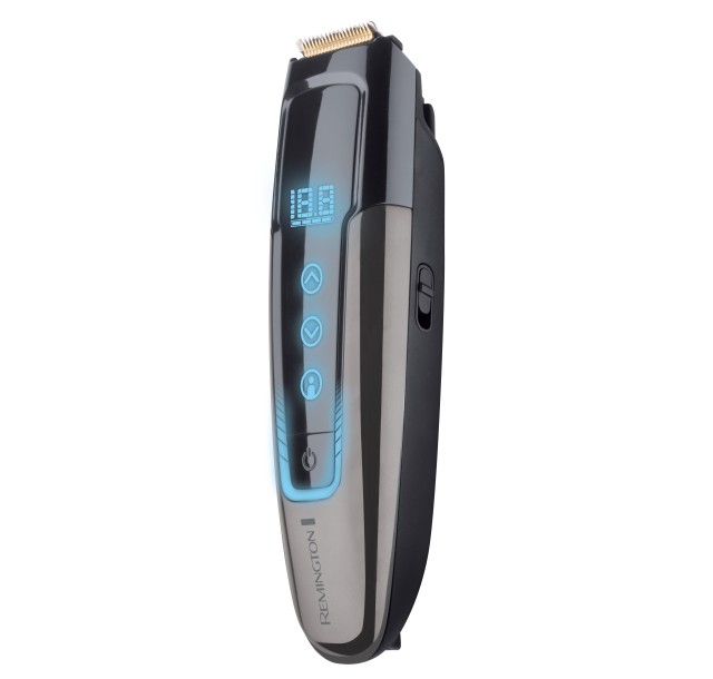 Тример Remington Touch Tech, для бороди, акум., 175 налашт. довжини, сенс. керуван, сталь, чорний