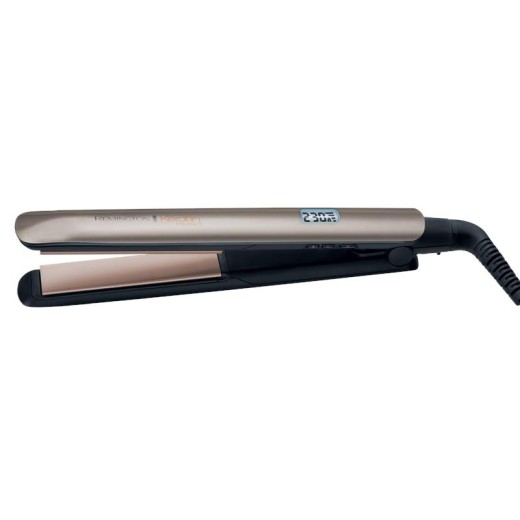 Випрямляч Remington Keratin Protect, 50Вт, темп.режимів-9, 150-230С, дисплей, кераміка, сріблястий