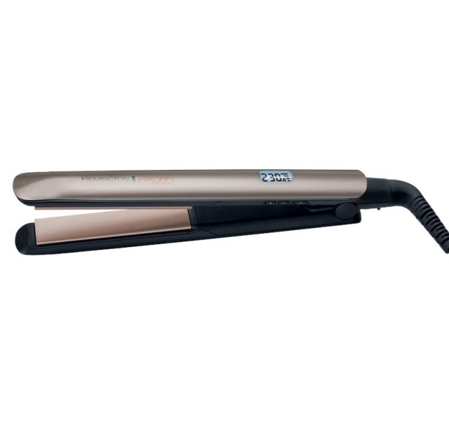 Випрямляч Remington Keratin Protect, 50Вт, темп.режимів-9, 150-230С, дисплей, кераміка, сріблястий