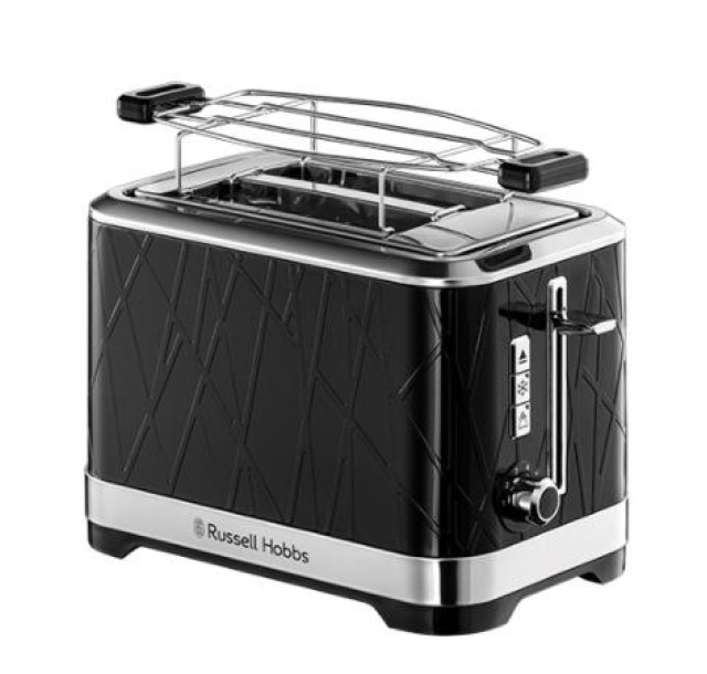 Тостер Russell Hobbs Structure, 1050Вт, пластик, чорний