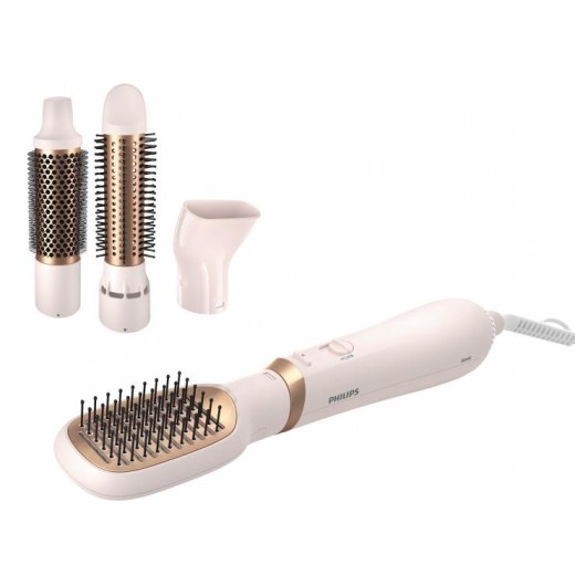 Фен-щітка Philips 3000 Series, 800Вт, 3 режими, кераміка, турмалін, рожевий