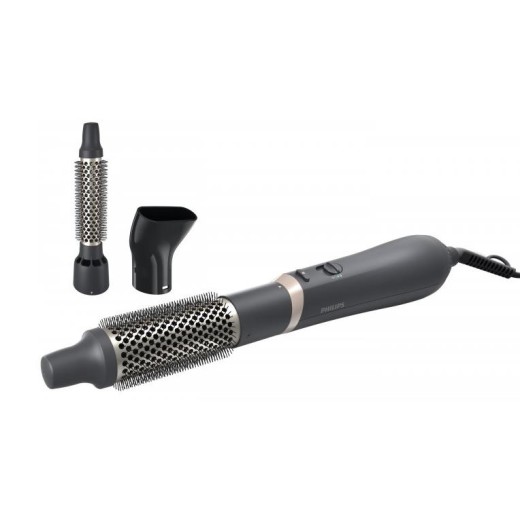 Фен-щітка Philips 3000 Series, 800Вт, 3 режими, хол. обдув, кераміка, сірий