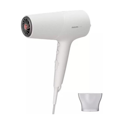 Фен Philips 5000 Series, 2100Вт, 3 режими, іонізація, хол. обдув, білий