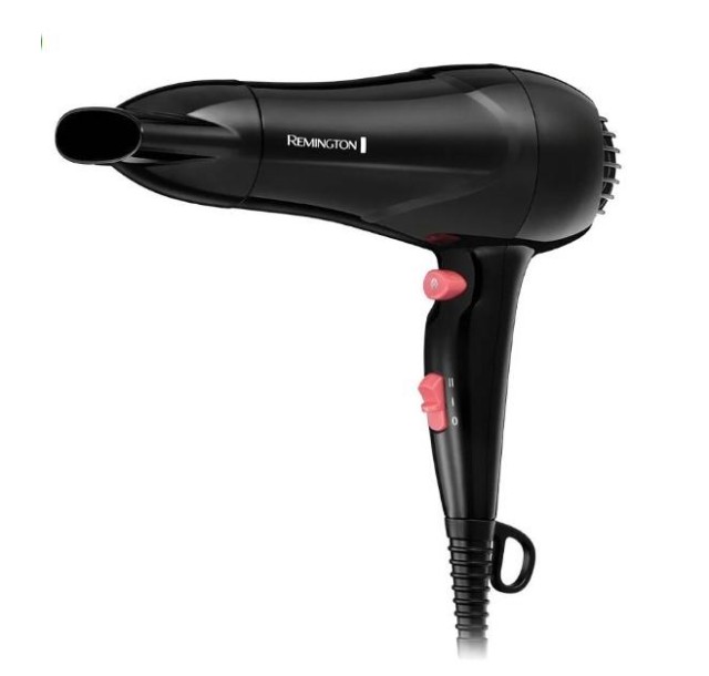 Фен Remington MyStylist, 1900Вт, 2 режими, іоніз-я, хол. обдув, чорний