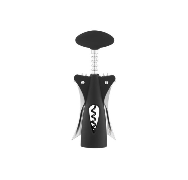 Штопор Ardesto Black Mars, 19.5см, цинковий сплав, пластик, чорний