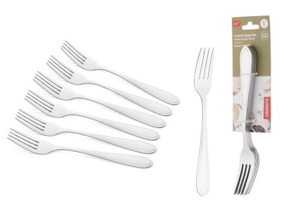 Набір столових виделок Ardesto Gemini Venice, 6 приборів, нержавіюча сталь