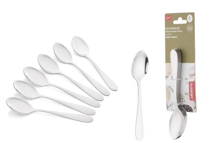 Набір чайних ложок Ardesto Gemini Venice, 6 приборів, нержавіюча сталь