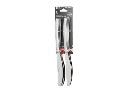Набір столових ножів Ardesto Black Mars Charm, 6 приборів, нержавіюча сталь