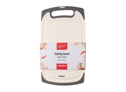 Дошка кухонна Ardesto Gemini, 40х24.5х0.9см, пластик, білий