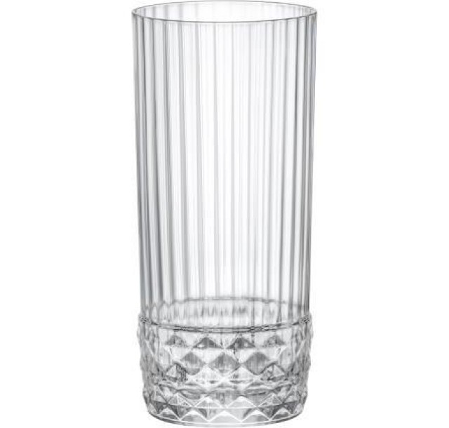Набір склянок високих Bormioli Rocco America'20s Cooler, 490мл, h162мм, 6шт, скло, прозорий