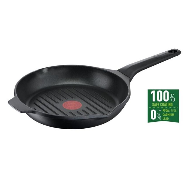 Сковорода гриль Tefal DELICIO, 26см, алюминий, бакеліт, чорний
