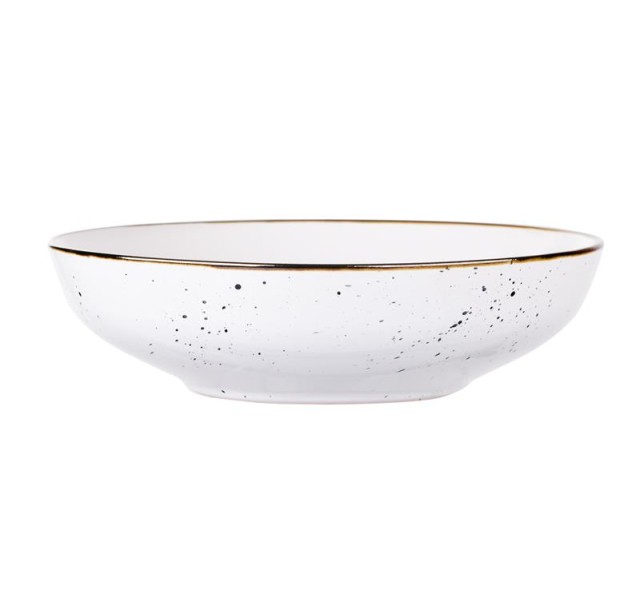 Тарілка супова Ardesto Bagheria Bright white, 20см, кераміка, білий