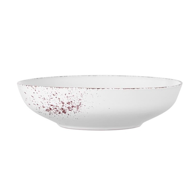 Тарілка супова Ardesto Lucca Winter white, 20см, кераміка, білий