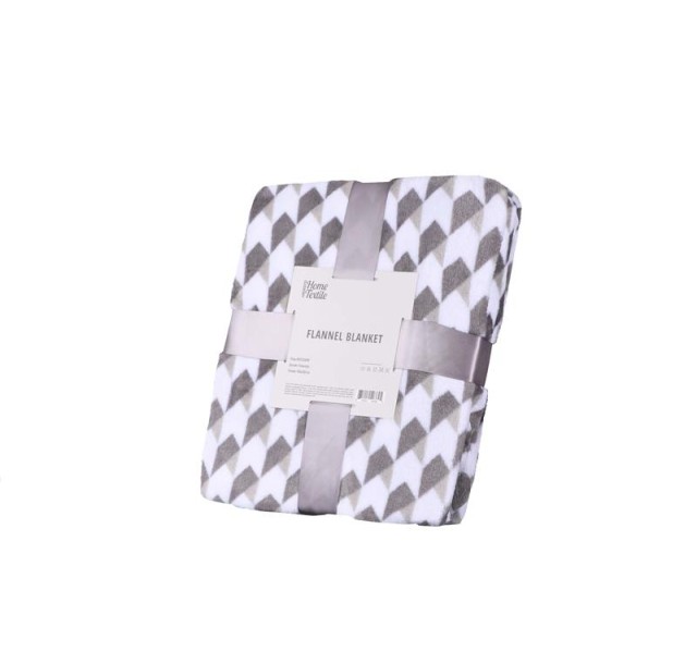 Плед Ardesto Flannel, 160х200см, 100% поліестер, геометрія