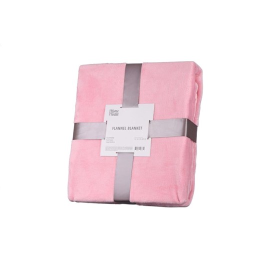Плед Ardesto Flannel, 200х220см, 100% поліестер, рожевий