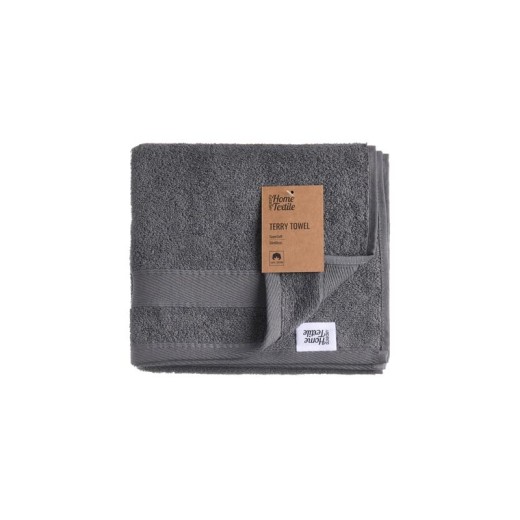Рушник махровий Ardesto SuperSoft, 50х90см, 100% бавовна, сірий темний