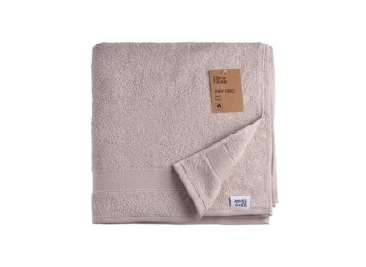 Рушник махровий Ardesto SuperSoft, 70х140см, 100% бавовна, бежевий