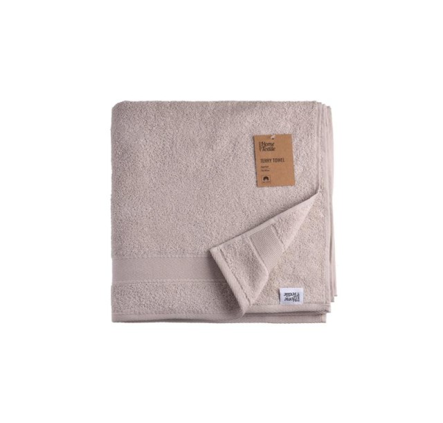 Рушник махровий Ardesto SuperSoft, 70х140см, 100% бавовна, бежевий