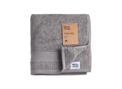 Рушник махровий Ardesto SuperSoft, 70х140см, 100% бавовна, сірий