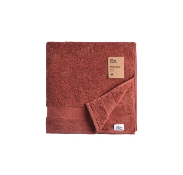 Рушник махровий Ardesto SuperSoft, 70х140см, 100% бавовна, червонувато-брунатний