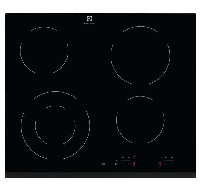 Варильна поверхня Electrolux електрична склокерамічна, 60см, чорний