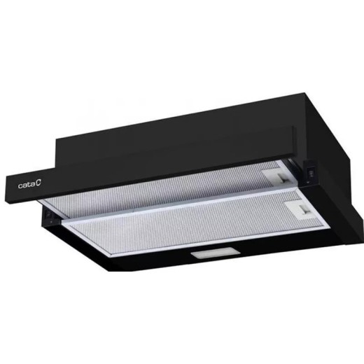 Витяжка Cata телескопічна, 60см, 700м.куб/год, TFB-5160 bk, чорний