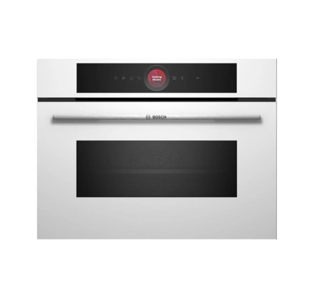 Духова шафа Bosch електрична компактна, 45л, A, дисплей, конвекція, ф-ція мікрохвиль, білий