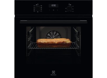 Духова шафа Electrolux електрична, 65л, A, дисплей, конвекція, телескопічні напрямні, чорний