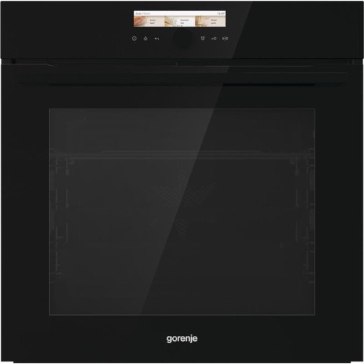 Духова шафа Gorenje електрична, 71л, A+, дисплей, піроліз, чорний