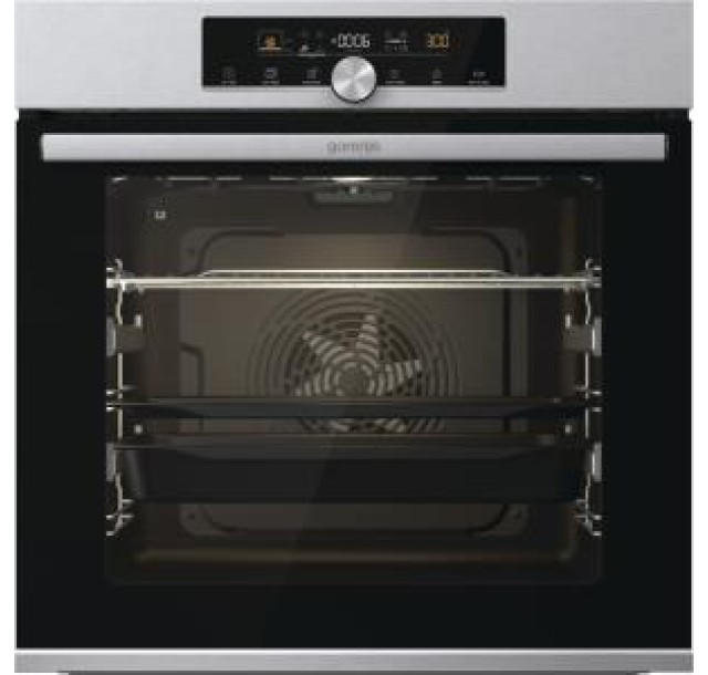 Духова шафа Gorenje електрична, 77л, A+, пара, дисплей, нерж