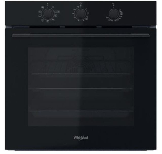 Духова шафа Whirlpool електрична, 71л, A, конвекція, чорний