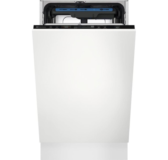 Посудомийна машина Electrolux вбудована, 10компл., A++, 45см, дисплей, інвертор, 3й кошик, чорний