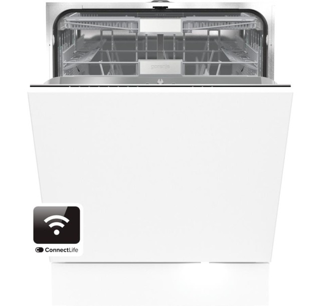 Посудомийна машина Gorenje вбудовувана, 16компл., A+++, 60см, інвертор,Wi-Fi, сенсорн.упр, 3и кошики, білий