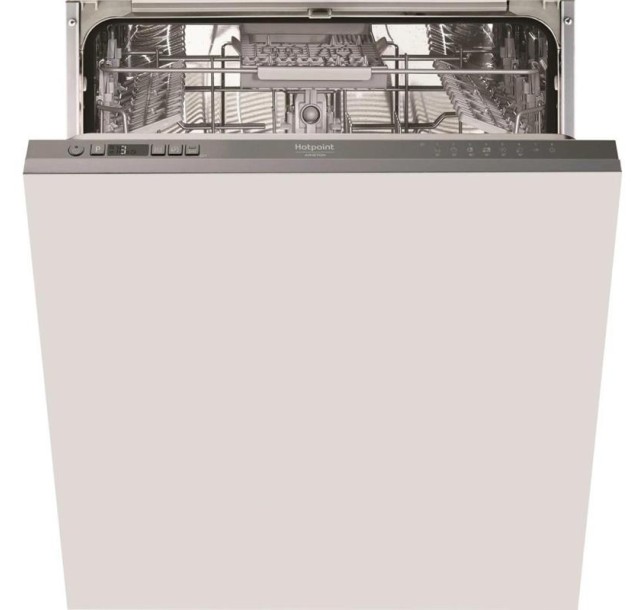 Посудомийна машина Hotpoint вбудована, 13компл., A+, 60см, дисплей, 3й кошик, білий