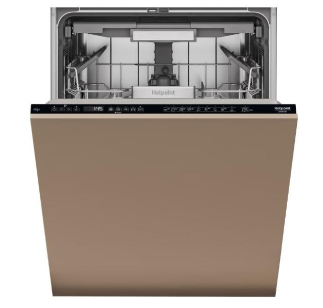 Посудомийна машина Hotpoint вбудована, 15компл., A+++, 60см, дисплей, 3й кошик, білий