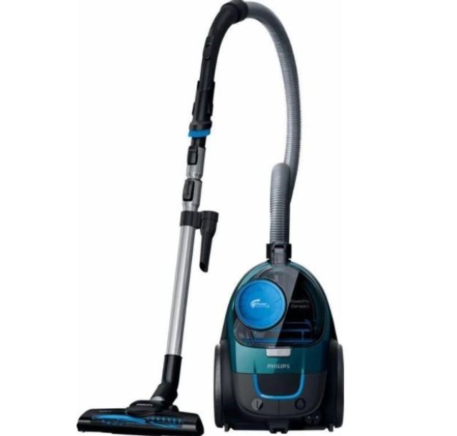 Пилосос Philips контейнерний 3000 series , 900Вт, конт пил -1,5л, НЕРА, турбощітка, чорно-зелений