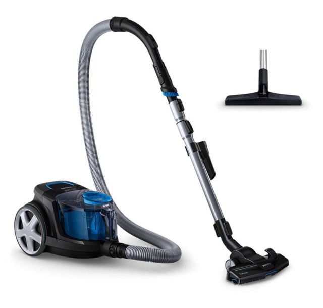 Пилосос Philips контейнерний PowerPro Compact, 900Вт, конт пил -1,5л, НЕРА13, чорний