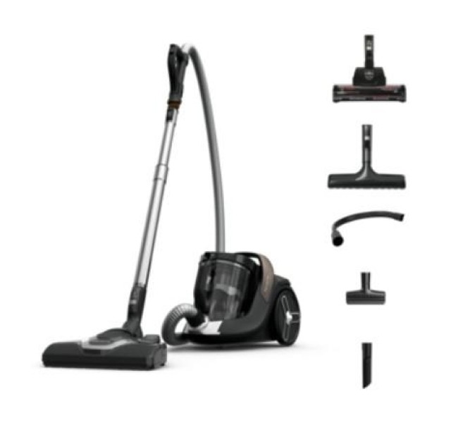 Пилосос Rowenta контейнерний Green Force Cyclnic Effitech+, 900Вт, конт пил -2.5л, НЕРА, чорний