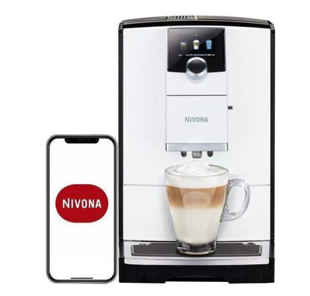 Кавомашина NIVONA CafeRomatica 2.2л, зерно + мелена, автомат.капучинатор, авторецептів - 7, сріблястий