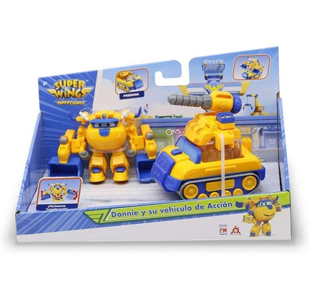 Ігровий набір Super Wings Articulated Action Vehicle Донні (Donnie)