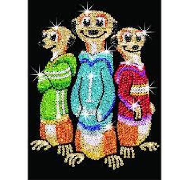 Набір для творчості Sequin Art Red Сурікати 25*34см