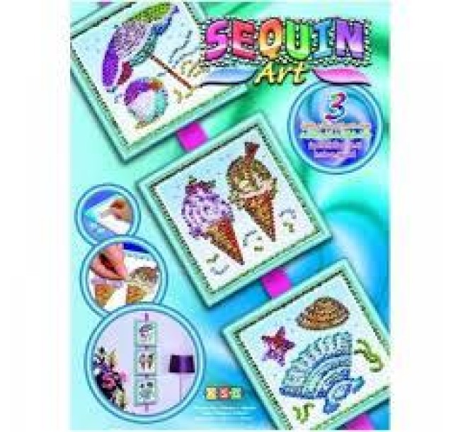 Набір для творчості Sequin Art Seasons Літо 3шт, 16*16см