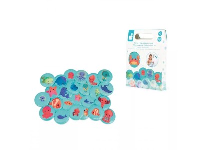 Гра-мемо для купання Janod Дитинчата тварин 24ел